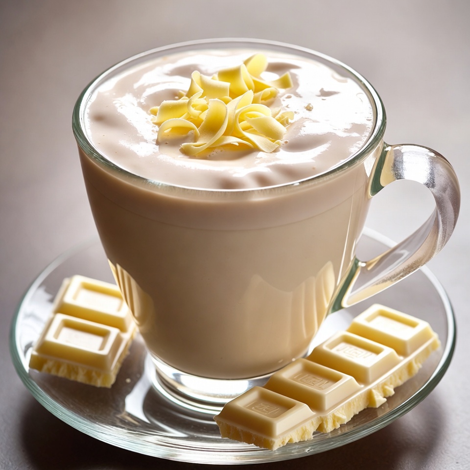 Weiße heiße Schokolade